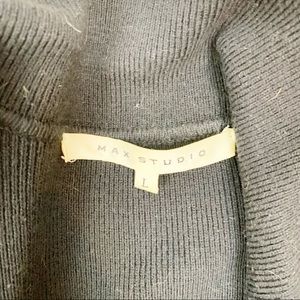 Max Studio Sweaters - Max Studio Long Sleeve Black Duster Cardigan B1617 Max Studio Sweaters - Max Studio Long Sleeve Black Duster Cardigan B1617